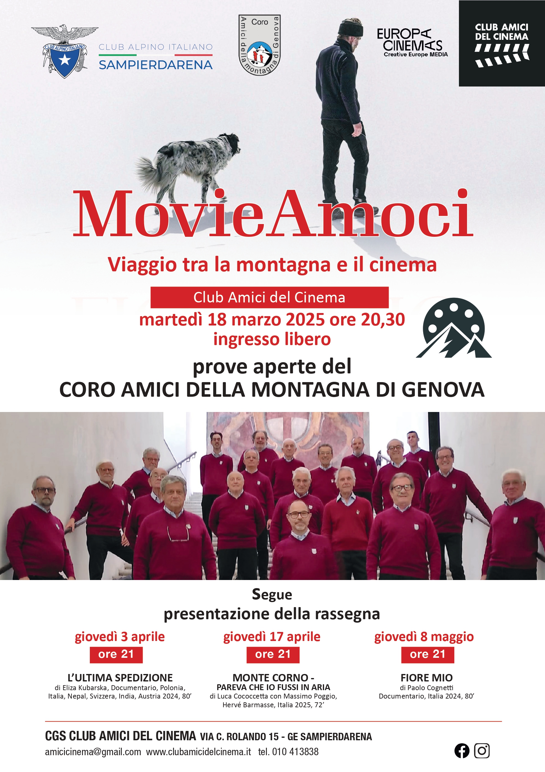 Martedì 18 Marzo ore 20.30 – MovieAmoci 2025